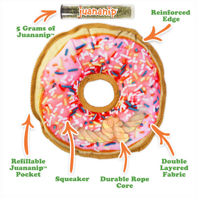 Tuffer Chewer Doggi Duo Bundle - Pink Donut & Juananip