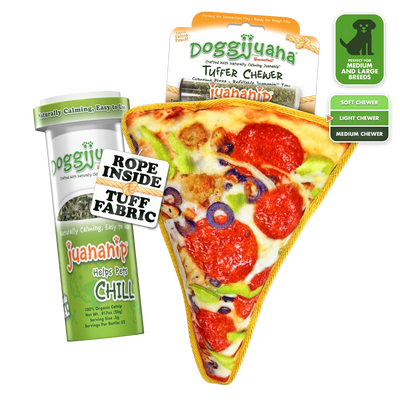Tuffer Chewer Doggi Duo Bundle - Supreme Pizza & Juananip
