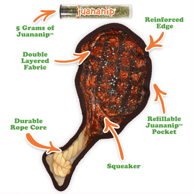 Tuffer Chewer Doggi Duo Bundle - Tomahawk Steak & Juananip