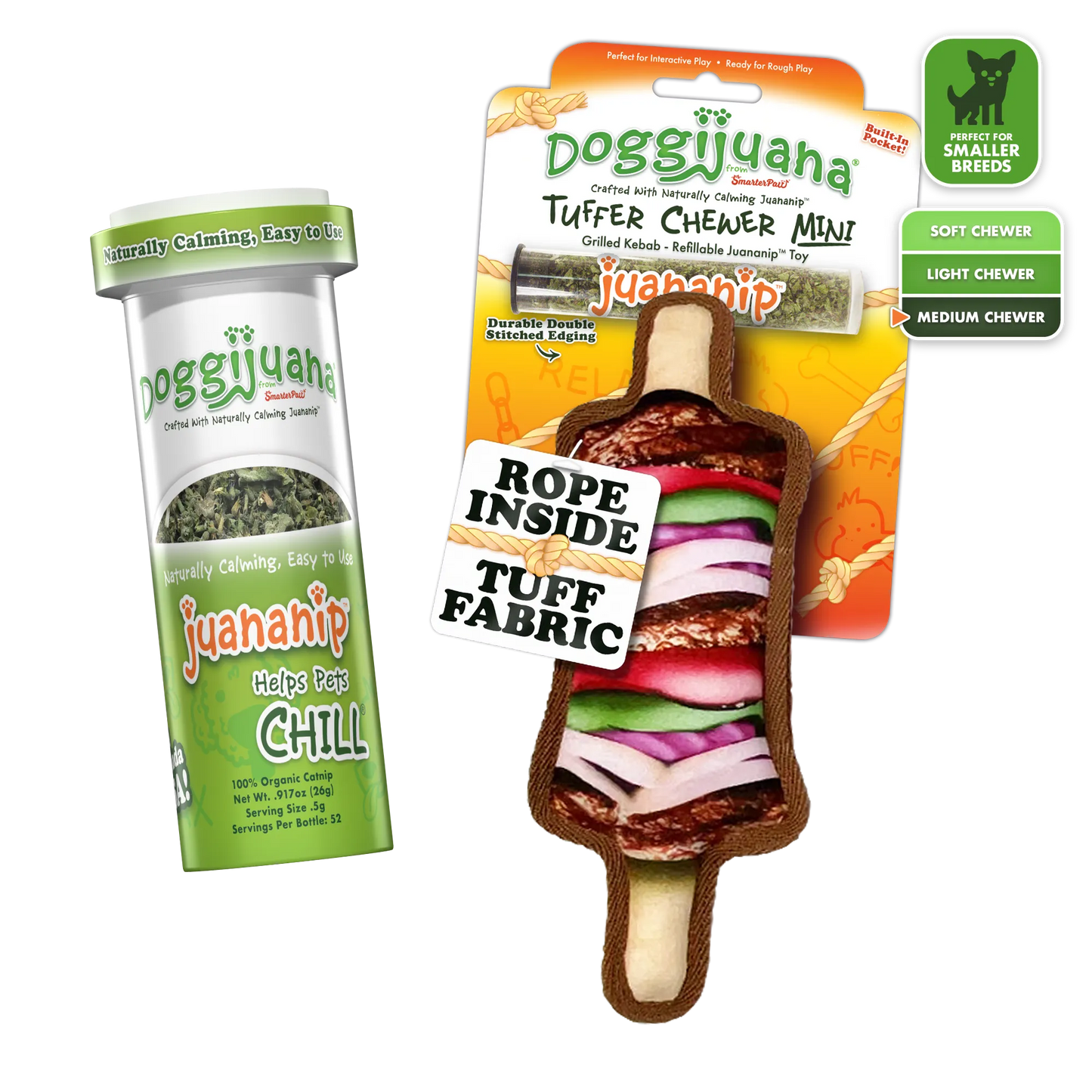 Tuffer Chewer Mini Doggi Duo Bundle - Kebab