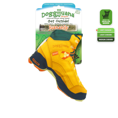 Get Outside Hiking Boot Refillable Dog Toy