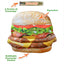 Get the Munchies Cheeseburger Refillable Dog Toy