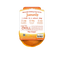 Back of Doggijuana Pepperoni Pizza toy packaging. Explains the calming benefits of Juananip with easy 3-step instructions: Nip, Play, Eat.